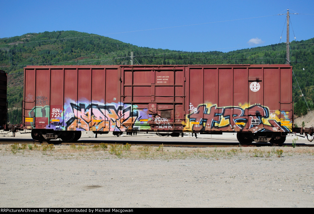 BNSF 722491 side A